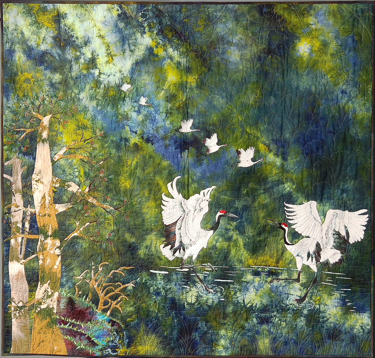 A098祥鶴戲水_全圖