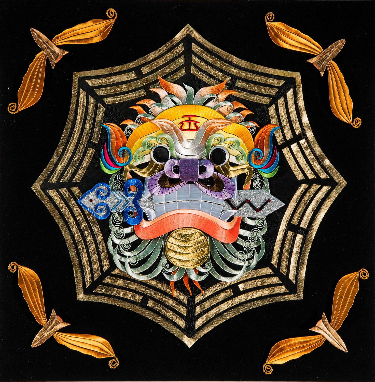 A242纏花作品劍獅_全圖